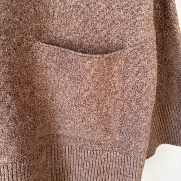 Zara Brown Oversized Knit Marl Sweater - Picture 4 of 13